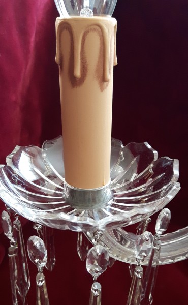 Candle Tube Antique Drip Plastic 85mm x 24mm