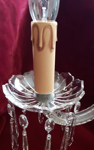 Candle Tube Antique Drip Plastic 85mm x 24mm