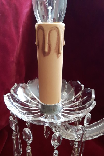 Candle Tube Antique Drip Plastic 90mm x 27mm
