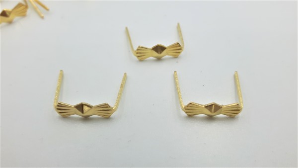 chandelier brass bow clips clasps 11mm