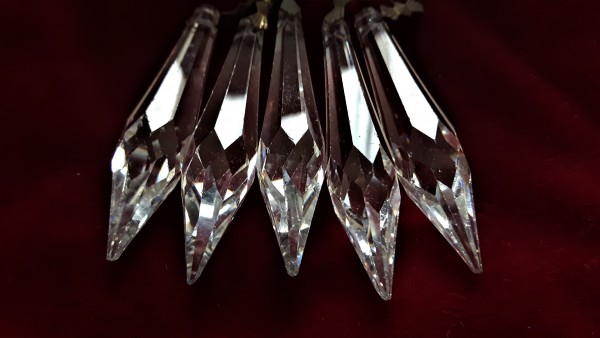 Vintage chandelier Icicle Drops