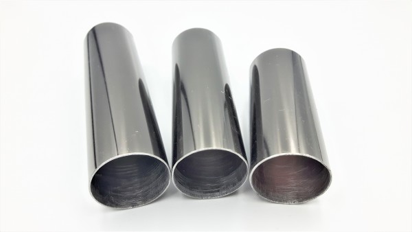 METAL CANDLE TUBES IN BLACK NICKEL 65MM 85MM 100MM 