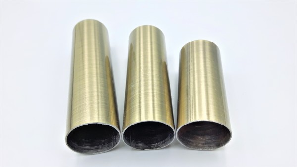 Metal Candle Tubes in Brushed Antique 65mm 85mm 100mm