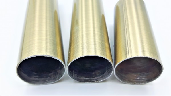 Metal Candle Tubes in Brushed Antique 65mm 85mm 100mm