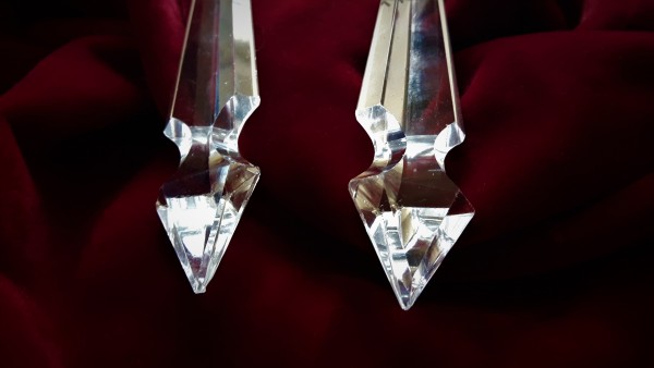 Crystal Chandelier spear drops 