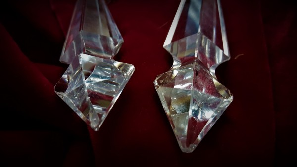 Crystal Chandelier spear drops 