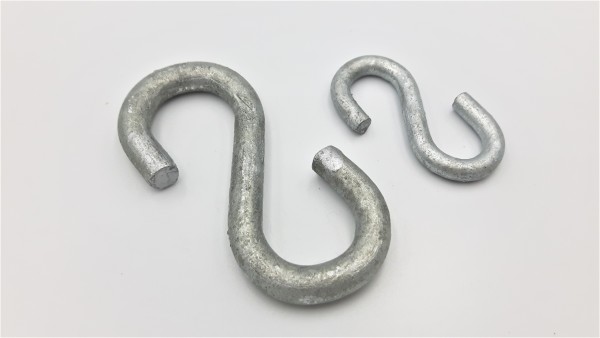 STRONG GALVANIZED OPEN S HOOK 