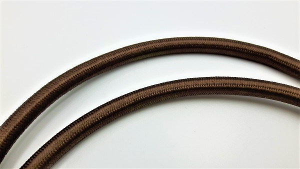 3 core round braided brown period wire Silk Flex Electrical Cable 0.5mm