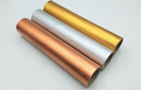 Candle Tubes plain tube Card in copper silver or gold 150mm x 26mm   