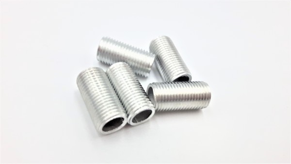 Hollow tube threaded rod, allthread M10 20mm length x 5 pieces