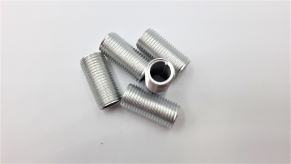 5 x M10 x 25mm Zinc Plated Allthread rod