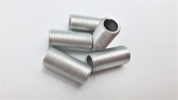 5 x M10 x 25mm Zinc Plated Allthread rod