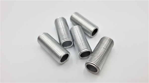 5 x M10 x 25mm Zinc Plated Allthread rod