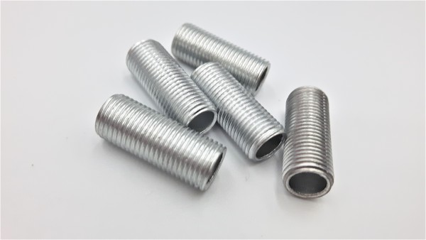 5 x M10 x 25mm Zinc Plated Allthread rod