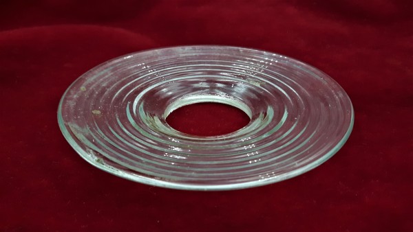 Vintage Murano Chandelier clear glass drip pan 2 sizes 