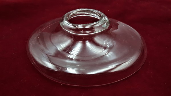 Vintage Murano Chandelier clear glass drip pan dish