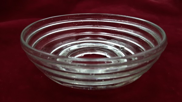 Antique Murano Chandelier clear glass drip pan dish