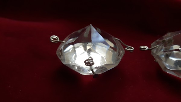 Victorian large crystal chandelier divider 4 way 38mm