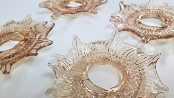 Venetian glass chandelier pans pack of 4