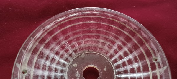 Glass antique chandelier pan