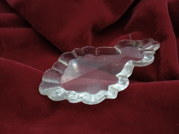 Chandelier crystal flat back slab drop