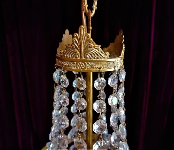 Crystal And Glass Chandelier