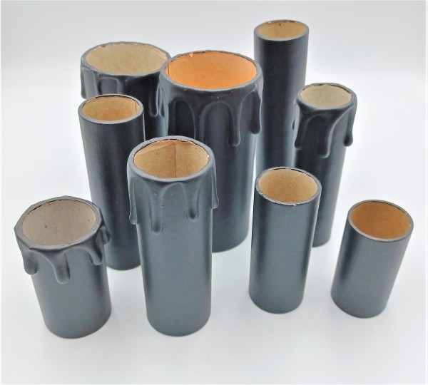 Black Card Candle Tubes 