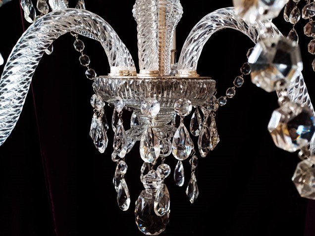 Perry And Co Cut Glass And Crystal Chandelier Early 20th Century