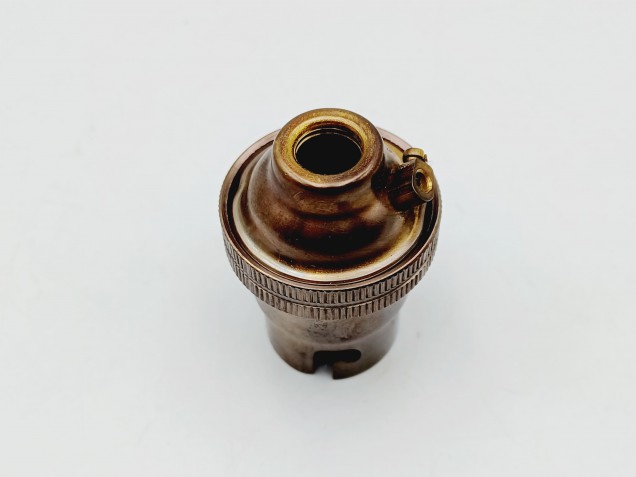 Antique brass B22 Bulb Holder Lamp Holder PLAIN SKIRT 