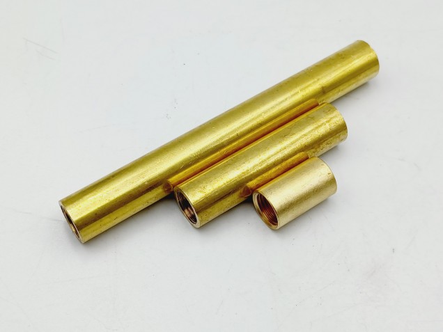 Brass hollow threaded spacer M10 3 sizes