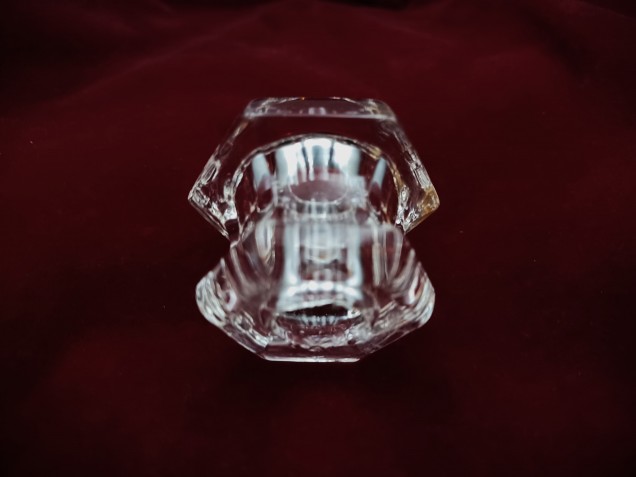 Victorian Chandelier Glass Stem collar 
