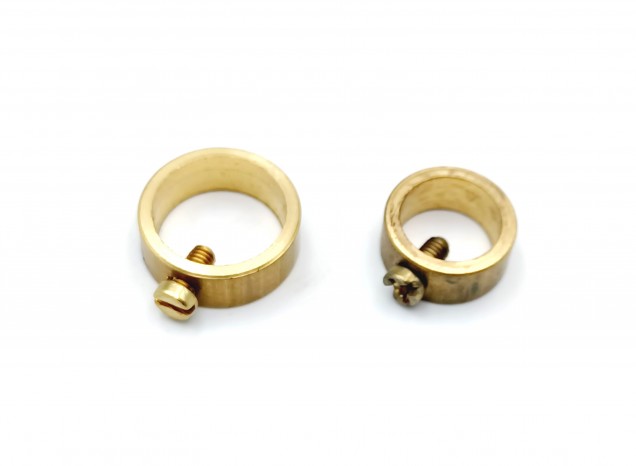 10mm Solid Brass Collar With Grub Screw