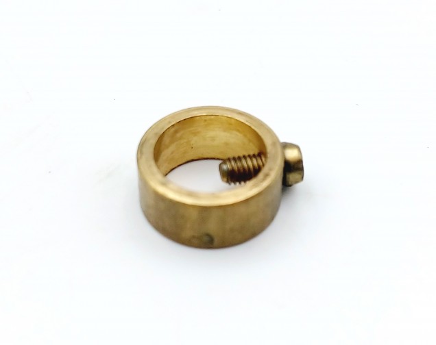 10mm Solid Brass Collar With Grub Screw