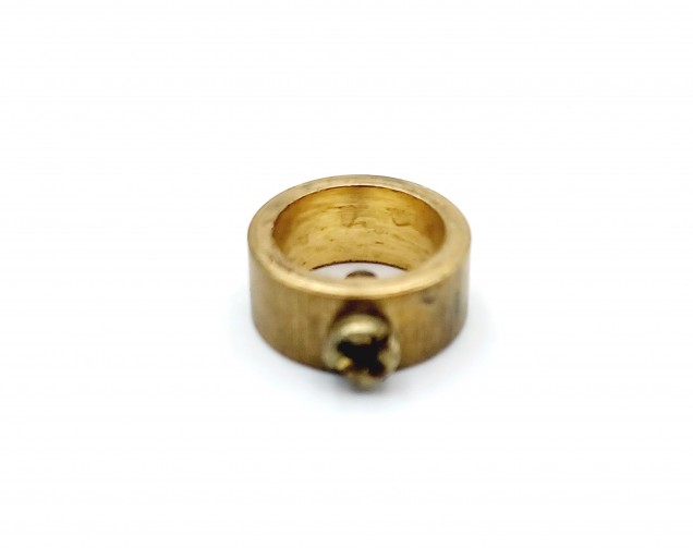 10mm Solid Brass Collar With Grub Screw