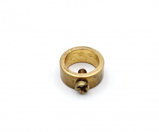 10mm Solid Brass Collar With Grub Screw