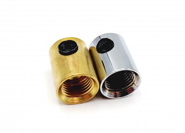 Cord Grip Solid Brass 10mm Female Thread in Brass or Chrome Select Your Finish