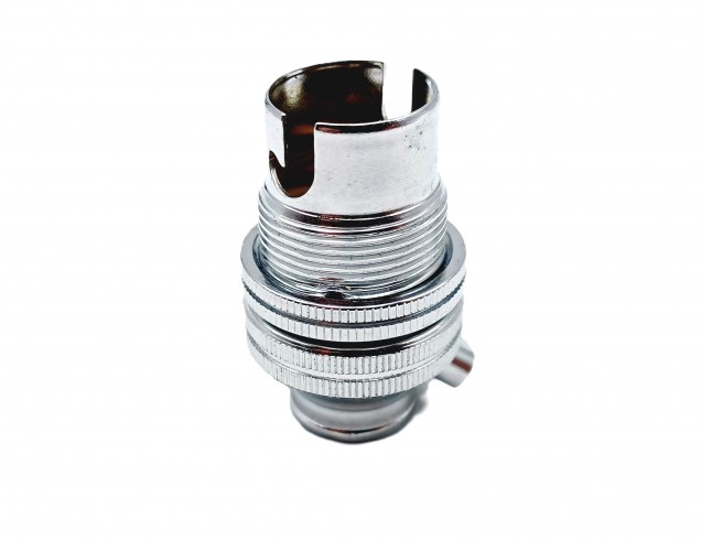 chrome lamp holder SBC - B15 1~2 inch thread earthed