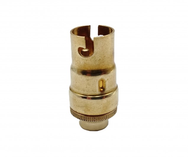 candle lampholder SBC - B15 brass finish 10MM thread