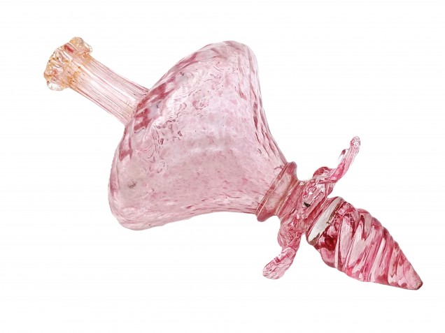 Pink Murano Chandelier Finial Circa 1880 