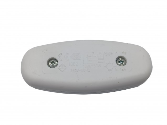 Dimmer Switch In-line Press Dimmer 10w-150w WHITE