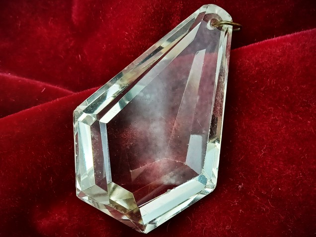 Large crystal Chandelier coffin Drop