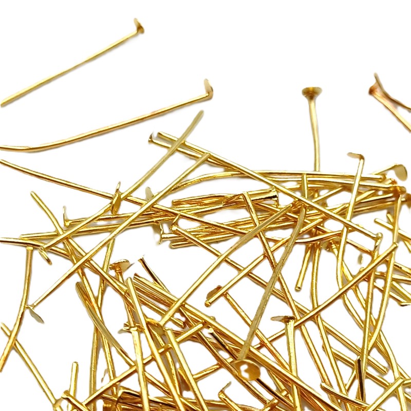 Chandelier Pins Brass Finish 40mm length
