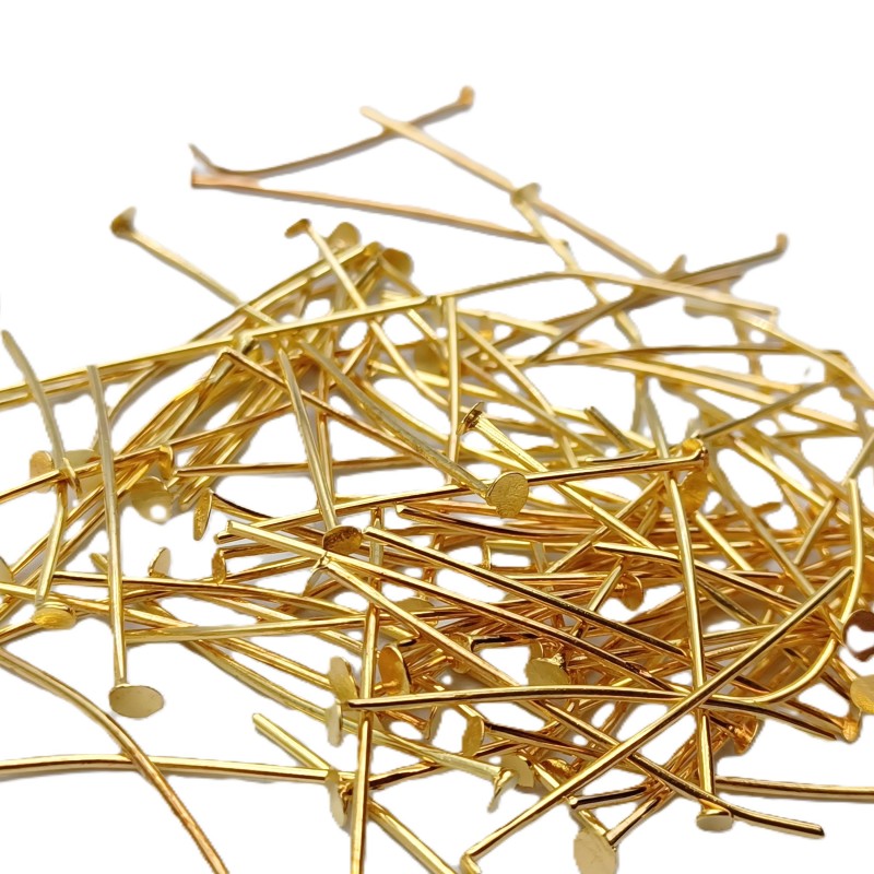 Chandelier Pins Brass Finish 40mm length