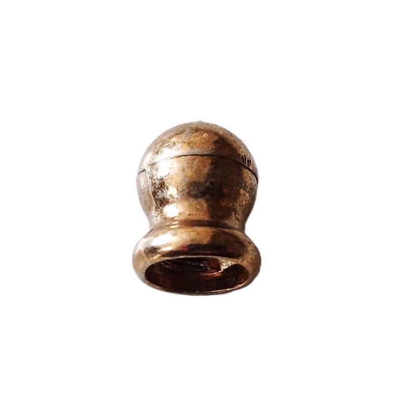 Brass Chandelier Finial 10mm Female Thread Vintage 20mm 