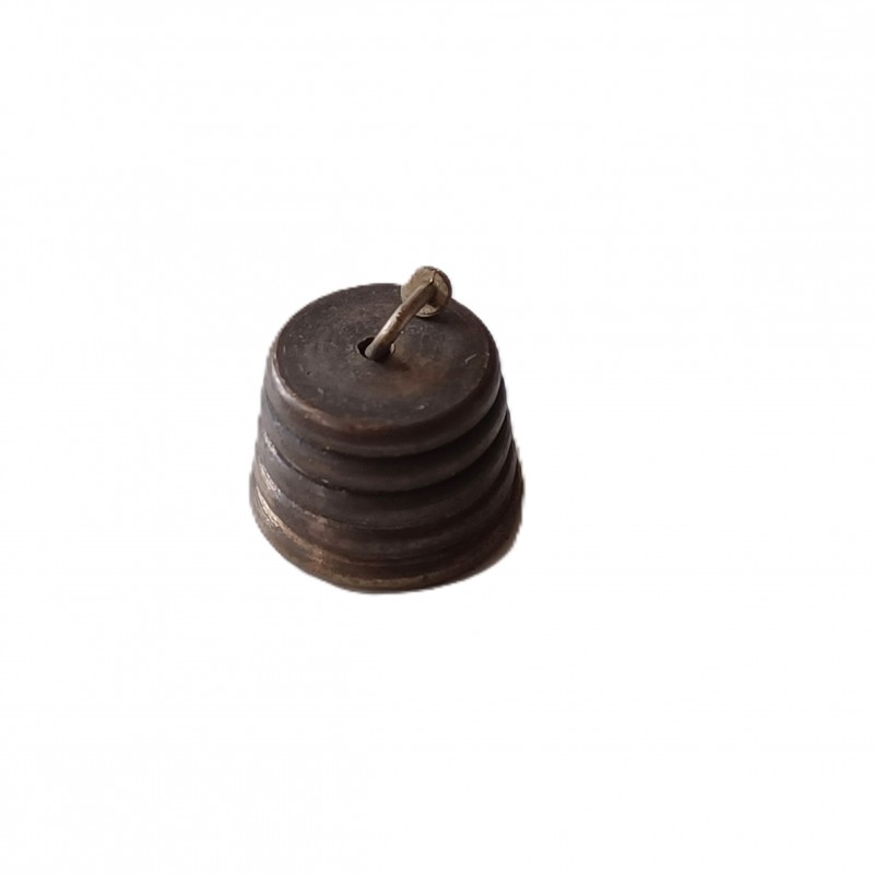 Small Brass Chandelier Finial 10mm Female Thread Vintage