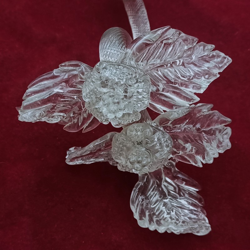 Vintage Murano Glass Chandelier Arm Replacement Venetian Art Glass Part
