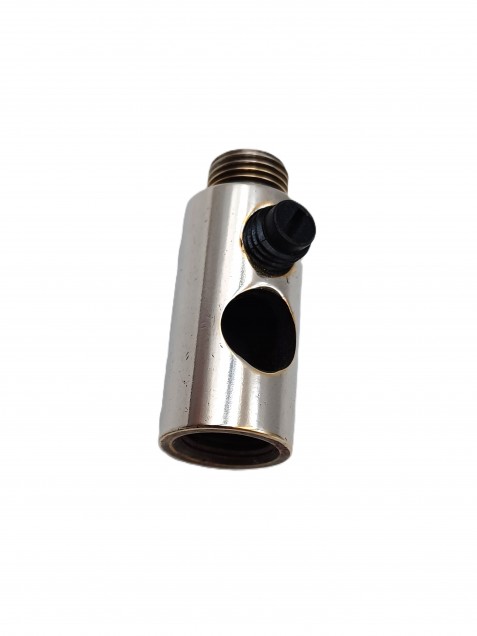 Solid Brass Nickel Cord Grip 10mm Female to 10mm Male Side Entry Grub Screw
