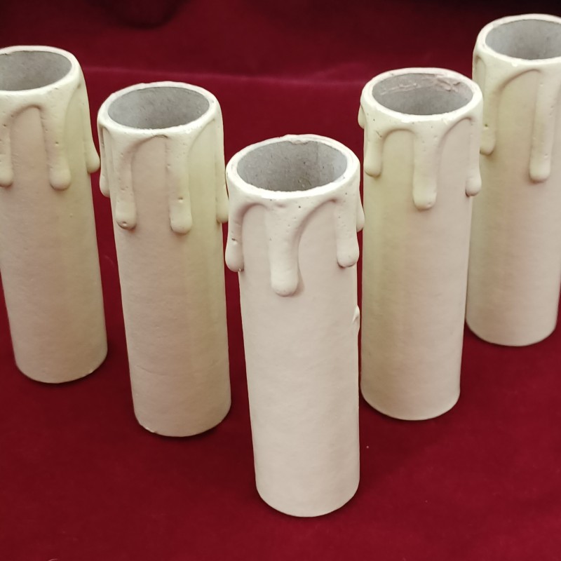 Candle Tube Cream Drip Card 85mm x 22mm