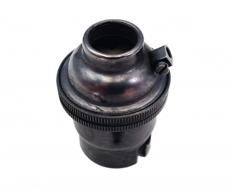 Bronze B22 Lamp Holder plain skirt 1~2 inch base thread