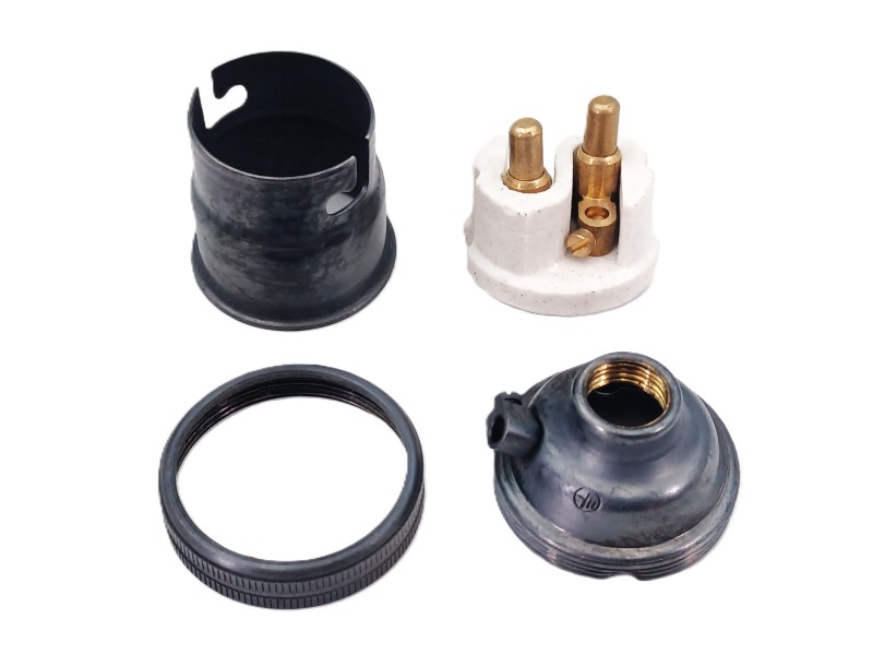 Bronze B22 Bulb Holder Lamp Holder PLAIN SKIRT